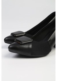 Resim Pierre Cardin Pc-53099- 3592 Siyah Cilt-kadın Topuklu Ayakkabı 001 