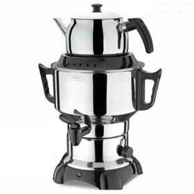 Resim Sultan Elektrikli Semaver Çayçı Çay Makinesi 3.5 Litre Sade 