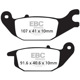 Resim Yamaha Tricity 125 Ebc Organik Arka Fren Balatası Sfa343 (553058046) 