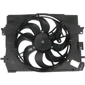Resim Renault Symbol 13/21 Radyatör Fan Davlumbazı Komple 1.5 Dci 0.9/1.2 Motorlu 8 Kanat Oris 