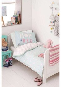 Resim Sevimli Tavşan Çocuk Bebek Nevresim Takımı 100x150 