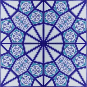 Resim Can Seramik 20*20 Cm CÇ3A Iznik Çini Karo 5' Li 1 Paket 