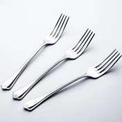 Resim Nehir Fulya 12 Adet Sade Yemek Çatal 