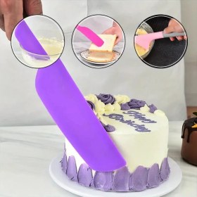 Resim Silikon Siyah Spatula Seti - Kek Dekorasyonu, Krem Karıştırması Için Yapışmaz, Isıya Dayanıklı Mutfak Araçları - Dayanıklı, Dekor Dikişsiz Silikon Araçlar 