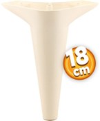 Resim Badem10 Aspen Lüks Mobilya Kanepe Koltuk Tv Ünitesi Konsol Yükseltici Ayağı Ayakları 18 Cm Krem Ayak 