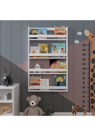Resim Çocuk Odası Raf / Kitaplık Çr-01 Beyaz 