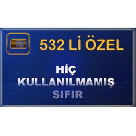 Resim Turkcell Özel Numara 532 1X6 7969 Hiç Kullanılmamış Seri Hat 