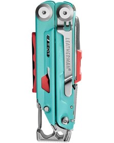 Resim Leatherman Kamp Signal Aqua Silver Multi Tool Mavi 