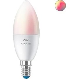 Resim TeknoKapsül Wiz Wi-Fi 40W Renkli Akıllı Mum Tipi Ampul C37 E14 