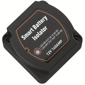 Resim Topnotch Akıllı Çift Akü İzolatörü 12v 140a Araç Voltaj Rölesi Vsr Şarj Cihazı Atv Utv Tekne Karavan 
