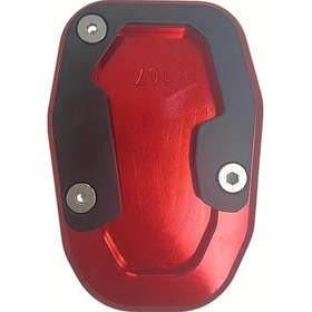 Resim Tongdashop Ducati Desert X 2022-2023 Cnc Geniş Ayaklık Braketi Kırmızı 
