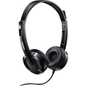 Resim Güzel Hediyem Rapoo H100 Wıred Stereo Headset Black 