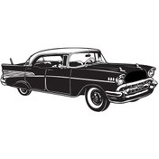 Resim Klasik Arabalar Oto Motor Laptop Duvar Folyo Sticker Tip 8 30x12 Cm 