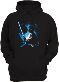 Resim remonz Star Wars Luke Ön Baskılı, %100 Pamuk, 3 Ipl. Şardonlu, Içi Polar, Çok Kalın Hoodie 