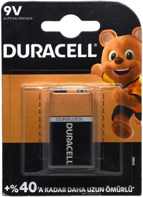 Resim Duracell Marka: 9v Tekli Kart 9 Volt Pil 5000394077201 Kategori: Piller & Şarj Cihazları 