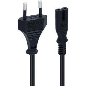 Resim Ps5/ Ps4/ Ps3 / Xbox Series S-X Uyumlu 2 Pinli 1.5 Metre Güç Kablosu Teyp Fişi, Radyo Fişi, LED Tv Elektrik Fişi 2pin Güç Kablosu 