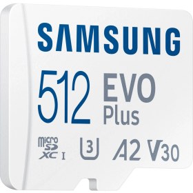 Resim Samsung Evo Plus 512GB Microsd Hafıza Kartı MB-MC512SA/TR 