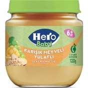 Resim HERO Baby Karışık Meyveli Yulaflı Kavanoz Maması 125g 