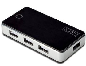Resim DIGITUS DA-70231 4'LÜ USB 3,0 HUB,SİYAH 