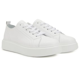 Resim Network Beyaz Kadın Deri Sneaker 