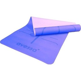 Resim Avessa Tpe-50 Çift Renk Tpe Pilates Minderi Mor Mor 