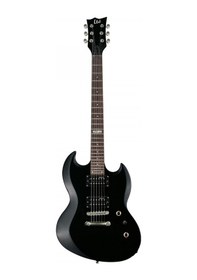 Resim Esp Ltd Lvıper10kıtblk Viper 10 Kit Siyah Elektro Gitar Sg Tarzı Gövde Güçlü Humbucker 