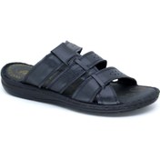 Resim TRENDYSHOES Trendyshose 1030 Anatomic Deri Erkek Günlük Terlik 