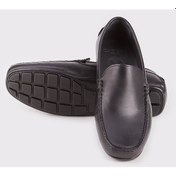 Resim Hakiki Deri Siyah Erkek Loafer Ayakkabı Siyah (521650104) Siyah 