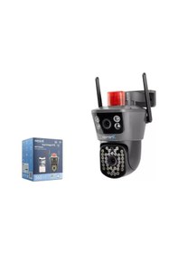 Resim Apronx Wpb246 Wi-fi İp Kamera 2 4mp 2 3.6mm Lens Sd Kart Girişli Siyah 