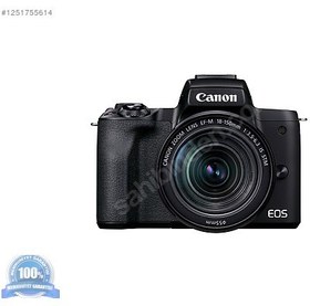 Resim Canon EOS M50 Mark II EF-M 15-45mm IS STM Lens... 