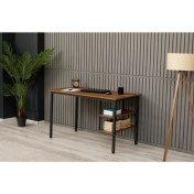Resim Arpelia Çalışma Masası 125x65x75 cm Alt Yan 2 Raflı 