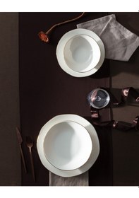 Resim Madame Coco Collin 6 Kişilik 24 Parça Yemek Takımı - Beyaz/gold Çok Renkli 