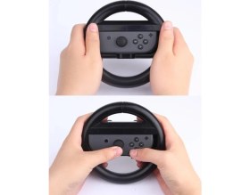 Resim Nintendo Switch Ikili Direksiyon Joycon Tutucu Set Mariokart Direksiyon 