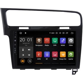 Resim VW GOLF 7 10.1 4/64 PİANO BALCK MULTİMEDYA NAVİMEX 