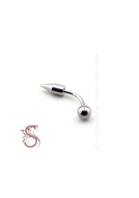 Resim Sivri Top Uçlu 25 Mm Parantez Vücut Piercing P361 