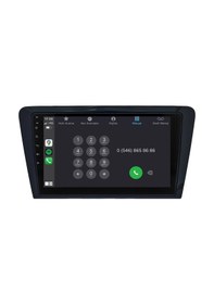 Resim Skoda Rapid Android Multimedya Sistemi 2014-2018 8gb Ram, 64gb Hafıza, Bluetooth, Carplay & Android Auto Kamera 9" 