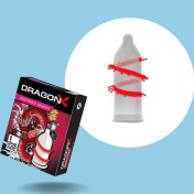 Resim ada marketing Tırtıklı ve Özel Dış Uyarımlı Prezervatif Dragon Southern Condom 