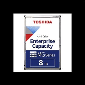 Resim Toshıba Enterprıse, Mg08ada800e, 3.5", 8tb, 256mb 7200 Rpm, 7/24 Güvenlik, Data Center, Nas, Server, 
