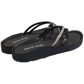 Resim Pierre Cardin Anatomik Taban Taşlı Parmak Arası Bayan Terlik 001 