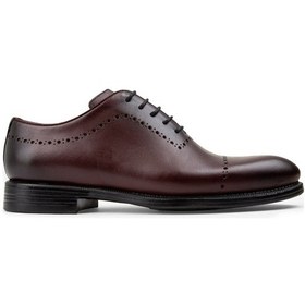 Resim Deery Hakiki Deri Bordo Klasik Erkek Ayakkabı - 00491mbrdc01 