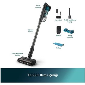 Resim Philips XC6553/01 6000 Serisi Kablosuz Dikey Şarjlı Süpürge 