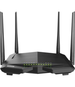 Resim Tenda V12 867 Mbps 4 Port Adsl2+-Vdsl Kablosuz Fiber Modem 4 Anten 