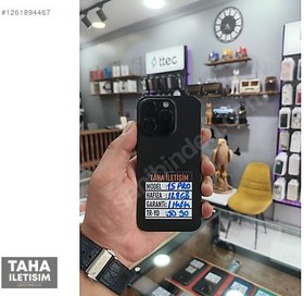 Resim Apple iPhone 15 Pro İkinci El YD | 128 GB | Siyah 