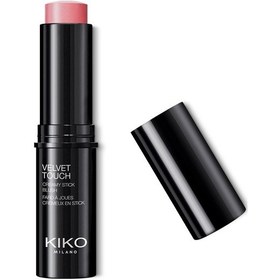 Resim Kiko Allık - Velvet Touch Creamy Stick Blush - 05 Camelia Red Ki02 Sand 