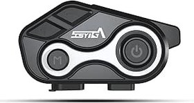 Resim SCSYIGA Bluetooth Motosiklet İnterkom, 2 Motosikletçiye Kadar Motosiklet İletişimi için Bluetooth5.1 Kulaklık, 1Km Mesafe, Cevapla/Ara, Su Geçirmez, FM, GPS, HIFI, Evrensel (1 Adet) 