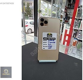 Resim Apple iPhone 11 Pro Max İkinci El TR | 64 GB | Altın 