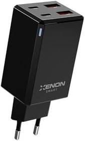 Resim Xenon Smart Hızlı Şarj Adaptörü 65W GaN + Type-C Kablo 100W PD | 4 Port iPhone & Samsung Uyumlu X6425 