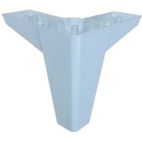 Resim Mobaksaksesuar Asi Dekoratif Lükens Mobilya Dolap Ayak Beyaz 12 Cm 