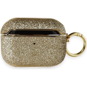 Resim İlk El Grup Airpods 3 (3.nesil) Spell Simli Kılıf - Gold 