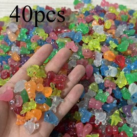 Resim 40 Gece Işığında Parlayan Mini Hayvan Parti Hediyeleri: Ördekler, Sualtı Balıkları, Kurbağalar, Tavşanlar ve Kaplumbağalar - Güç Gerektirmez, Bahçeler, Partiler, Dioramalar ve Akvaryumlar için Mükemmel, Mini Reçine Hayvan, Mini Reçine Ayı, Mini Ayı, Erkek/Kız Oyuncak, Ucuz Oyuncak, Mini Oyuncak, Cadılar Bayramı, Parti Hediyeleri, Düğün Hediyesi/Anı için Misafir, Advent Takvimi Dolguları 